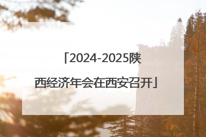 2024-2025陕西经济年会在西安召开
