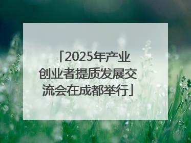 2025年产业创业者提质发展交流会在成都举行