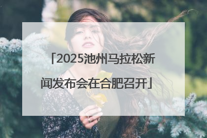 2025池州马拉松新闻发布会在合肥召开