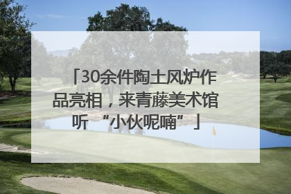 30余件陶土风炉作品亮相，来青藤美术馆听 “小伙呢喃”
